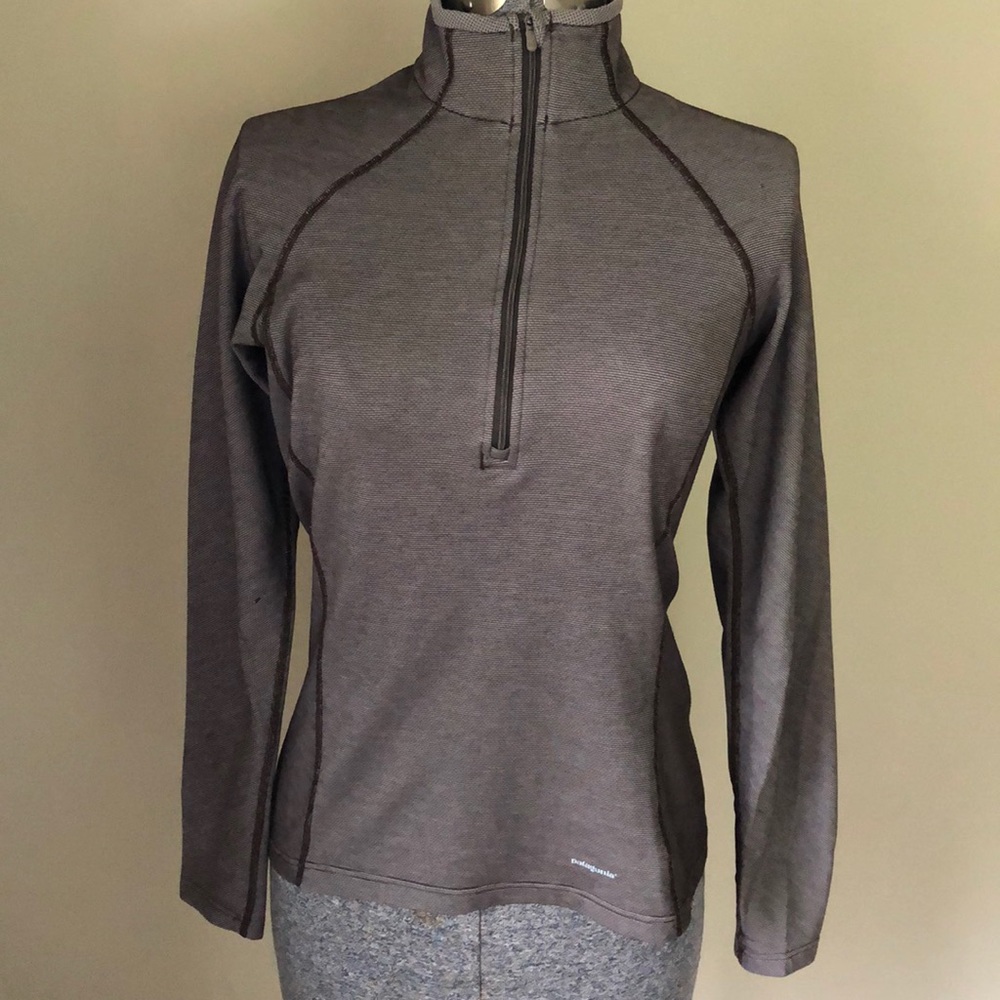 Patagonia Brown Half-Zip Top